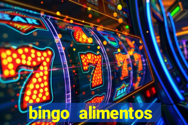 bingo alimentos para imprimir